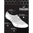 thumbnail image 4 of Spalding Men's Cool Move Cushioned Stay-Put Liner Socks, 3-Pack, 4 of 5