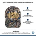 thumbnail image 4 of David & Young Unisex Blessed Embroidered Camo Baseball Hat, 4 of 4