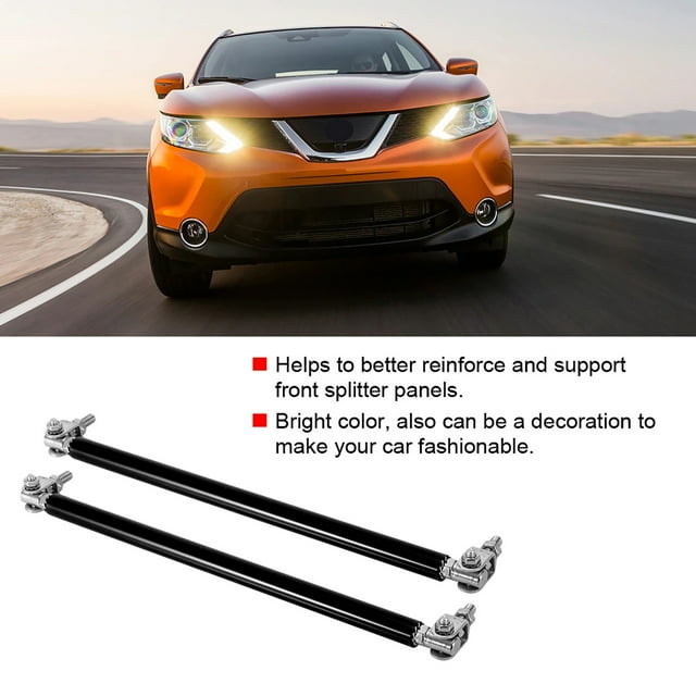 Bumper Lip Bar, Bumper Support Bar Splitter Strut Modification Support Rod For Motorcycle