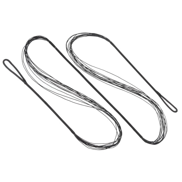 Reemplazo de cuerda de arco Uxcell para arco recurvo tradicional AMO negro de 48 pulgadas
