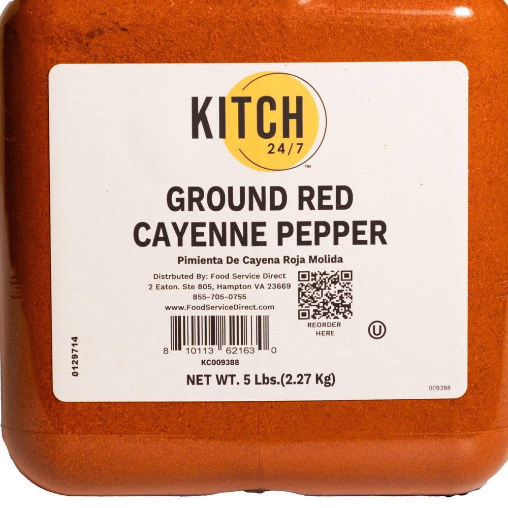KITCH 24/7 Ground Red Cayenne Pepper, 5 Pound