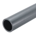 thumbnail image 1 of Tubo redondo rígido de PVC Uxcell 28.8mm ID 34mm OD 8" de longitud gris claro de alto impacto para tuberías de agua, manualidades, fundas de cables, 1 of 6