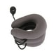 thumbnail image 2 of Almohada inflable de cuello de 3 capas para viajes en coche, para mujeres y hombres. gris, 2 of 9
