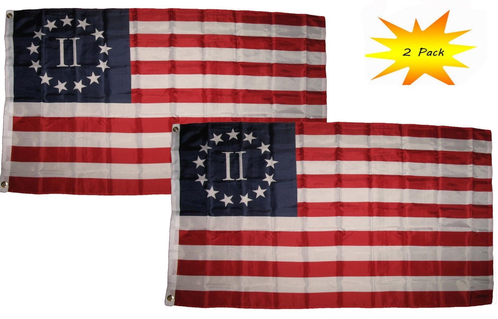 3x5 ft Wholesale Lot Betsy Ross Nyberg II III Set Flags Flag 3'x5'