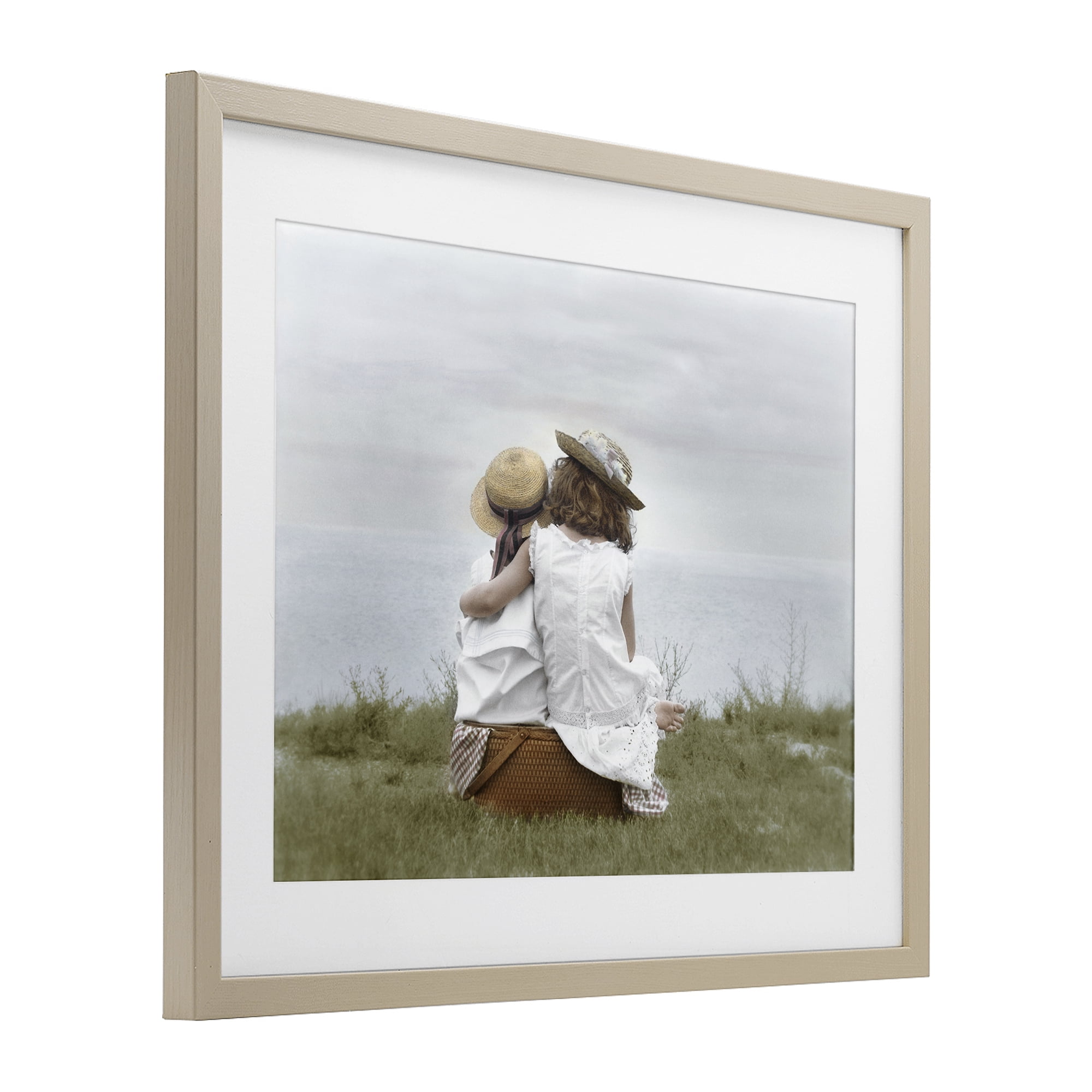 Stupell Industries Friends By The Ocean Birch Framed Print Under Glass, design by Kendra Dew