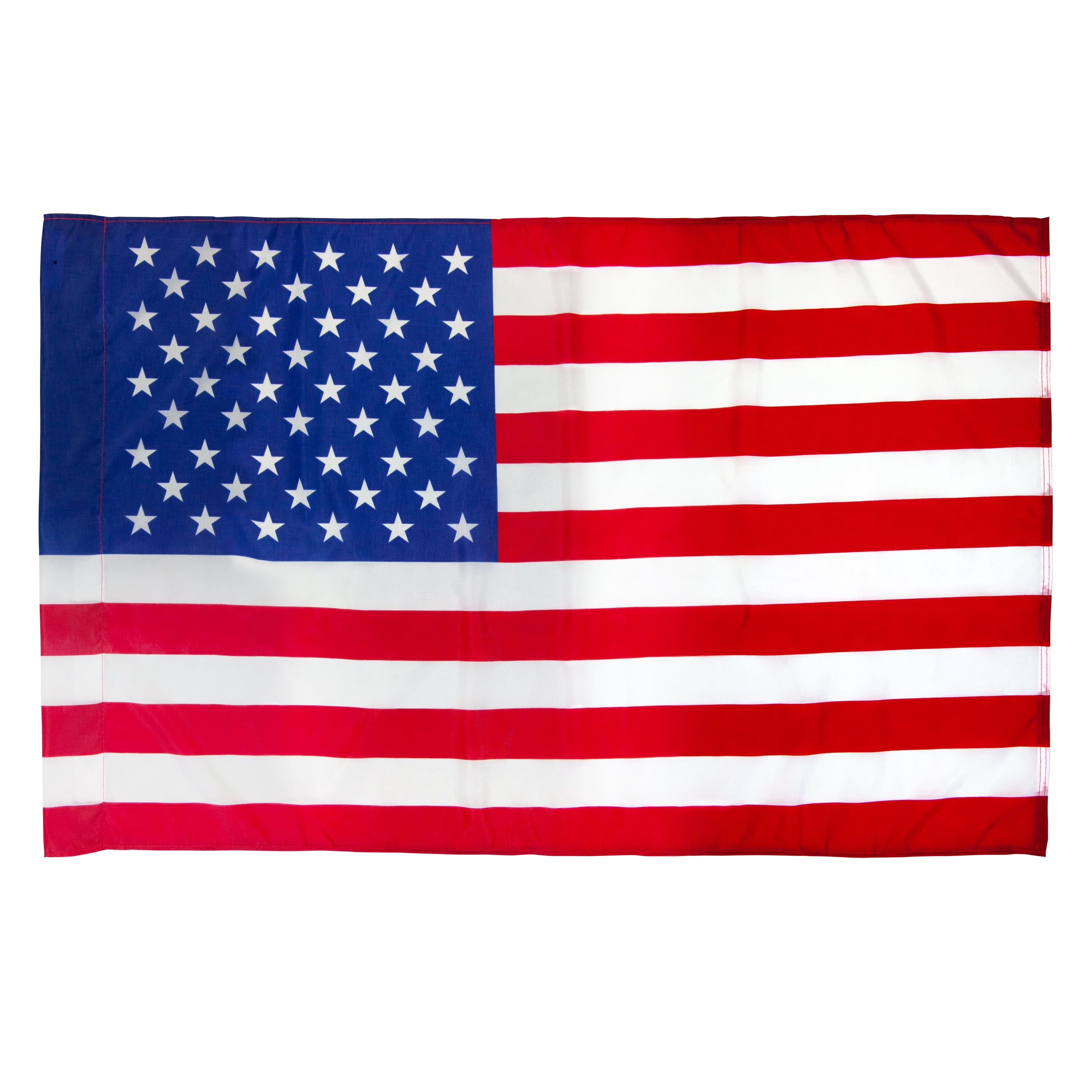 4-ft Aluminum Pole Kit with 2'x3' Polycotton US Flag
