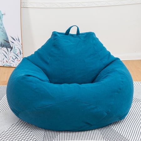 Super Soft Beanbag Chair Cover Memory foam sandbag Seat Cover Detachable Particles Filled Lounger Sofa Furniture Sofa Tatami Suitable for Adults Kids Size 27.6"x31.5" (Not Included Filling)