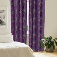 thumbnail image 2 of Ambesonne Octopus Curtains, Sea Wildlife, Pair of 28"x63", Dark Purple Pale Green, 2 of 5