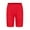 Red, variant on WOYY Toddler Girls Solid Knit Shorts Elastic Waist Casual Shorts, Sizes 2-3T