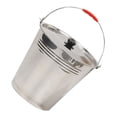 thumbnail image 5 of 1pc Stainless Steel Bucket Household Water Bucket Multi-purpose Bucket with Lid, 5 of 8