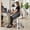 White + PU + Foam, variant on Saddle Stool with Wheels, Ergonomic Swivel Rolling Saddle Chair with Height Adjustment, PU Leather Stool for Salon, Beauty, Clinic, Dentist, Tattoo, or Home Office, Black, Easy Assembly