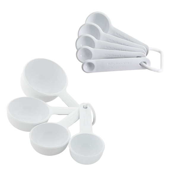 Kitchenaid Universal Measure Cups and Spoon Set White