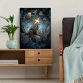 thumbnail image 5 of UXIEQU Enchanted Forest Fox Owl Rabbit Canvas Wall Art Print 15.75x11.81 Inches, 5 of 8