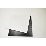 BuyPlastic White Delrin / Acetal Copolymer Plastic Sheet 1/2 x 24 x 24