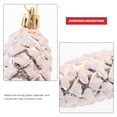 thumbnail image 4 of Mutmorningal 12 Boxes Pine Cones Pendant Charms Christmas Tree Ornaments Xmas Party Hanging Decorations, 4 of 5