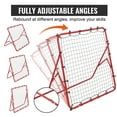 thumbnail image 3 of KFFKFF Portable Football Training Gifts 39"x39"Soccer Rebounder Net Kick-Back, 3 of 9