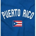 thumbnail image 2 of Puerto Rico Flag Soccer Fan Pride Womens Slim Fit Graphic Tee Brisco Brands S, 2 of 5