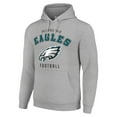 thumbnail image 2 of Unisex Starter Heather Gray Philadelphia Eagles Logo Pullover Hoodie, 2 of 3