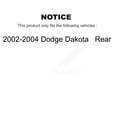 thumbnail image 2 of SIM Rear Semi-Metallic Disc Brake Pads SIM-963 for Car 2002-2004 Dodge Dakota, 2 of 8