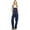 Fresh Navy, variant on Revolt Women's Juniors Baggy Straight Leg Twill Overalls (20, Dark Denim)