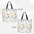 thumbnail image 2 of Fotbe Dinosaur Bolsa Tote con Estampado para Mujer, Bolsos con Cremallera, Bolsa de Hombro Casual de Gran Capacidad con Bolsillos Internos, 2 of 7