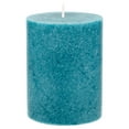 Mainstays Unscented Decorative Mottled Pillar Candles, 3x4inch tall