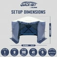 thumbnail image 3 of CLAM Quick-Set Pavilion Abri Extérieur Portatif de 12,5 Pieds, Bleu Ardoise, 3 of 6
