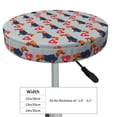 thumbnail image 4 of Lsque Dachshund Dog Heart Round Bar chair cushion covers Velvet Fabric Premium Comfort Protects from Scratches and Stains for 14-17 Inch Chair- 14 inch, 4 of 7