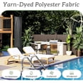 thumbnail image 3 of Terrace Umbrella Cover Waterproof UV Resistant Outdoor Cantilever Umbrella Cover with Zipper and Pole, gray, 3 of 6