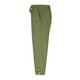 thumbnail image 5 of Pantalones largos para hombre, color liso, holgados, informales, con bolsillos, de lino, cintura elástica, con cordón ajustable, pierna dividida, de poliéster., 5 of 7