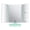 Green, variant on Green Tri-fold Lighted Vanity Makeup Mirror with 3x/2x Magnification, 21 LEDs, Touch Screen