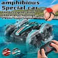 thumbnail image 2 of Coche Acrob谩tico 2 En 1 De Agua/Tierra Rc, Resistente Al Agua, Duradero, A Prueba De Golpes, De Doble Cara, Coche De Carreras, Barco De Deriva Anfibio, 2 of 6