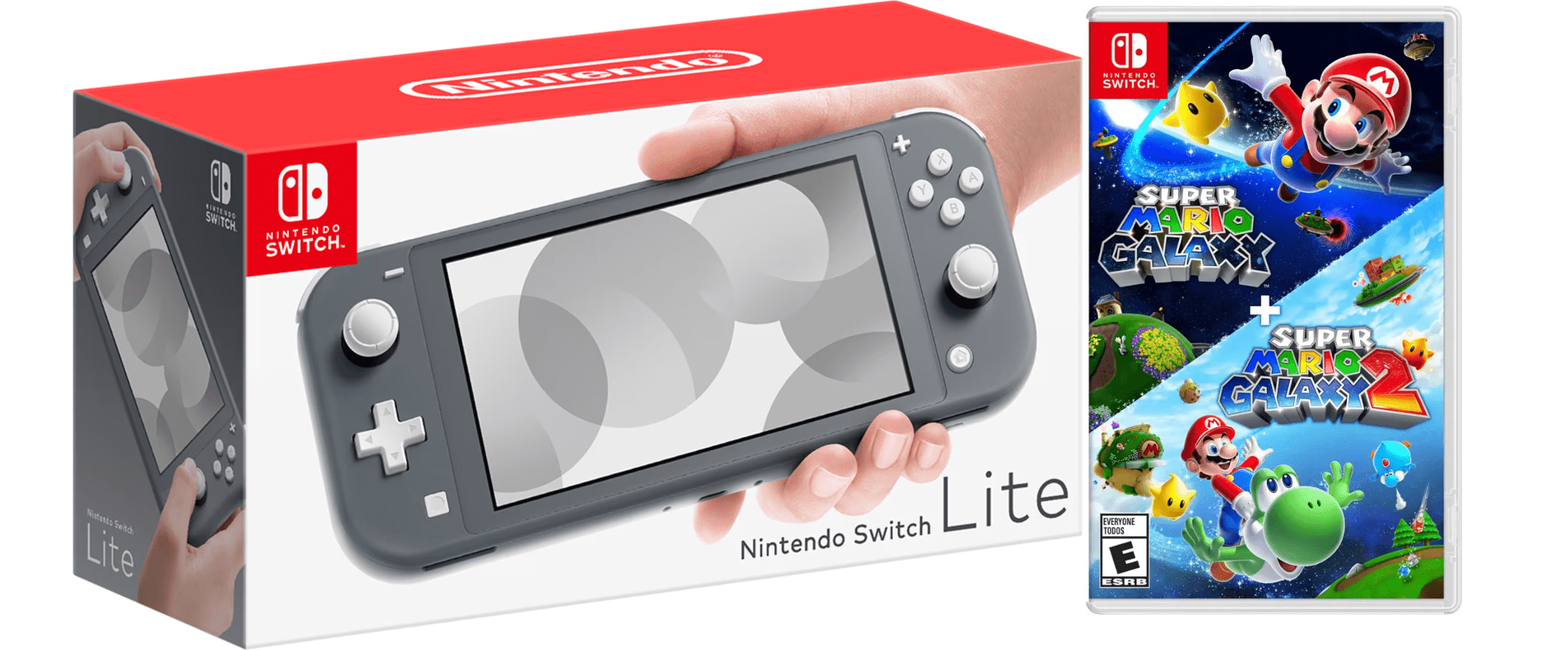 Nintendo Switch Lite Gaming Console in Blue with Mario Kart 8