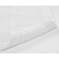 thumbnail image 5 of Better Trends 20" x 20" U-Shape Toilet Rug, 100% Cotton Soft Reversible Tufted Bathroom Rug, Contour Mat, Water Absorbent, Machine Washable, Toilet Base Rug (White) Edge Collection, 5 of 6
