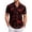 Light Purple, variant on Men's Casual Halloween Themed Short Sleeve Shirt with Button Down Closure and Pumpkin Flame Print for Daily Wear Orange XL