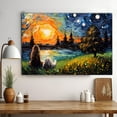 thumbnail image 3 of Bergamasco Sheepdog Dog Watercolor Starry Night Van Gogh Painting Kits, Painting Watercolor Canvas, Canvas Suitable for Room Decor Cafe Decor Or Gift for Friends, 3 of 4