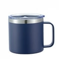 thumbnail image 2 of 14 oz Coffee Mug, Vacuum Insulated Camping Mug with Lid, Double Wall Stainless Steel Travel Tumbler Cup, Thermal Coffee Mug, 2 of 9