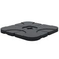 thumbnail image 1 of 4 Pcs Poids Portatifs pour Base de Parasol, Base de Parasol de Jardin, Support de Parasol de Patio Extérieur, Poids, Noir, 1 of 7