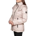 thumbnail image 3 of Kenneth Cole Women's Horizontal Zip Puffer, Frost, Medium, 3 of 4