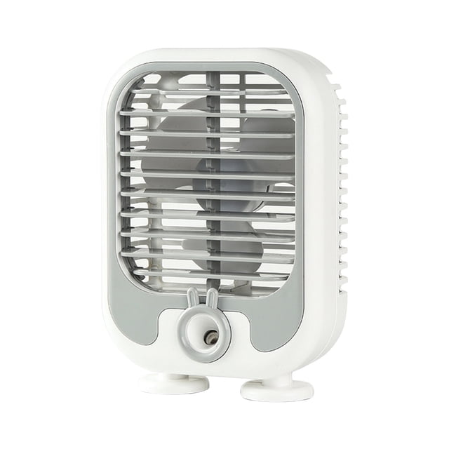 Turbo Water Cooling Fan, USB Desktop Air Cooler with Spray Function, Portable Humidifier for Home