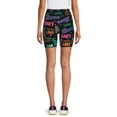 thumbnail image 3 of No Boundaries Juniors' Bike Shorts with Pocket, Size XS-3XL, 3 of 5