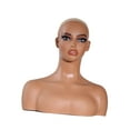 thumbnail image 3 of DOLITY Female Mannequin Head Multifunctional Wig Head for Earrings Wig Necklace Hat, 3 of 8