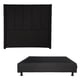 thumbnail image 1 of Base de Cama Matrimonial DICASA Cabecera Nizza Negro, 1 of 7