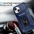 thumbnail image 5 of Funda para GANGXUN iPhone 13 Mini - Soporte metálico, Función magnética, Azul, 5 of 5