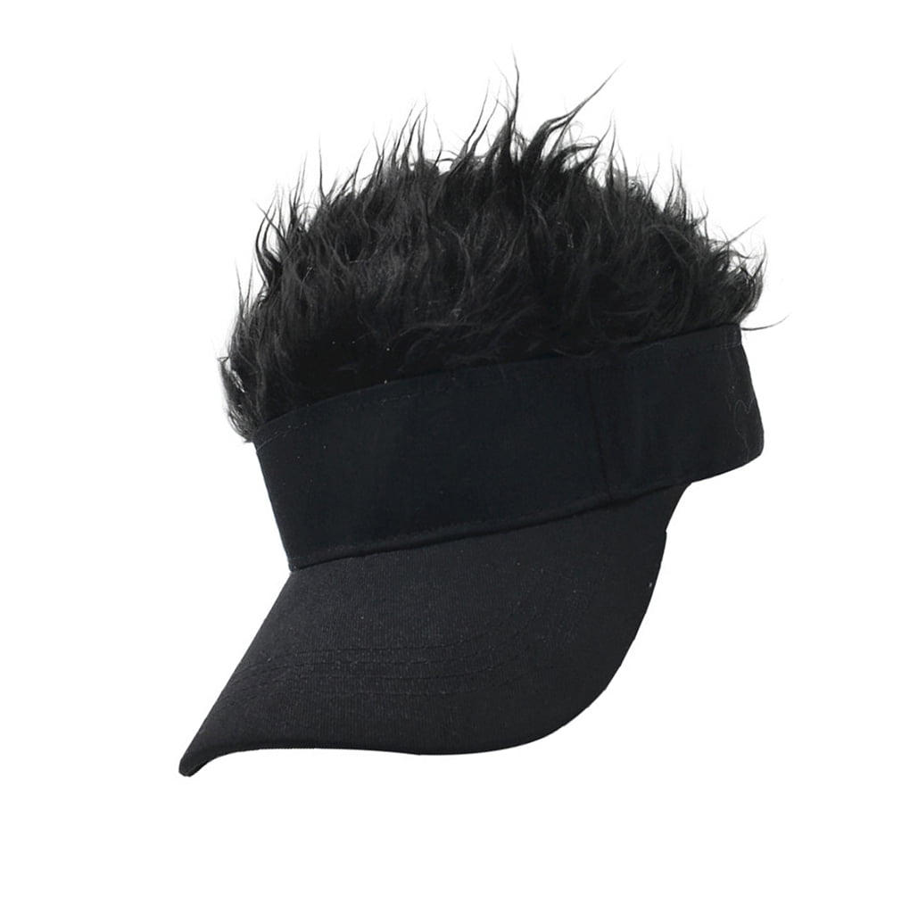 Uni Visor Wig Hat Men Women Short 