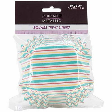 Square Treat Liners 50/pkg-primary Strip