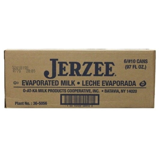 Milk。 Jerzee Evaporated Milk, 97 Fluid Ounce, 6 Per Case - Walmart.com