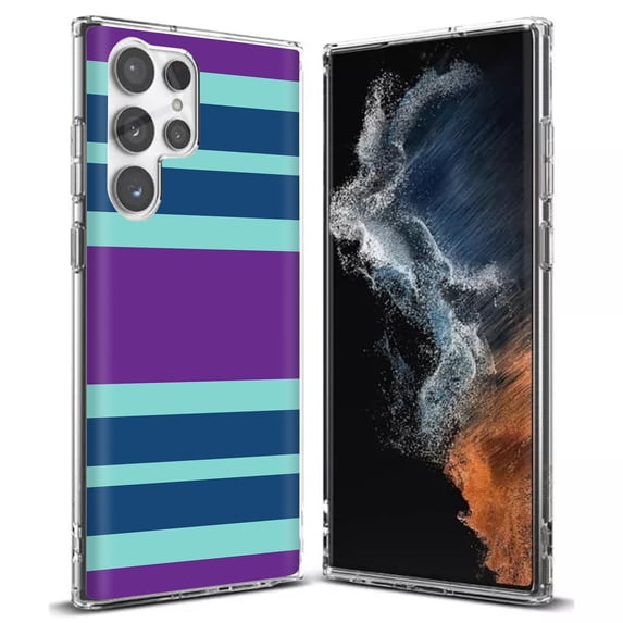 TalkingCase Slim Phone Case Compatible for Samsung Galaxy S22 Ultra 5G, Racing Stripe 15 Print, Thin Light, Flexible, Soft, USA