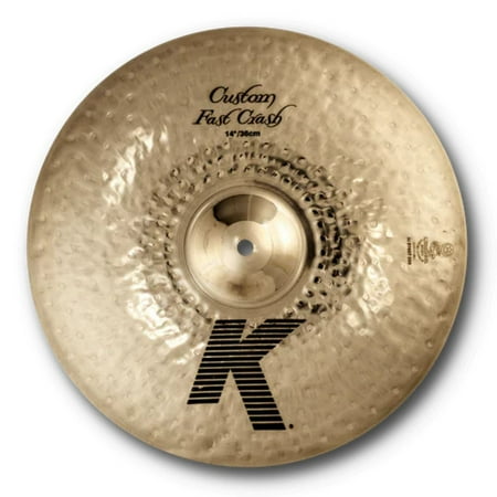 Zildjian K0980 14" K Custom Fast Crash Drumset Cast Bronze Cymbal Blend Bal New