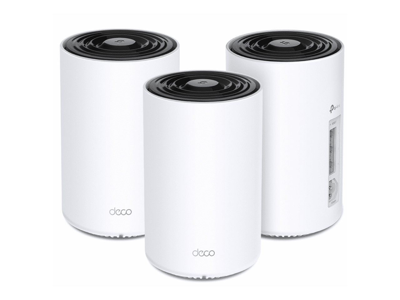 TP-Link Deco AXE5400 Tri-Band WiFi 6E Mesh System(Deco XE75 Pro) - 2.5G WAN/LAN Port, Covers up to 7200 Sq.Ft, Replaces WiFi Router and Extender, AI-Driven Mesh, New 6GHz Band, 3-Pack - Walmart.com TP-Link Deco AXE5400 Tri-Band WiFi 6E Mesh System(Deco XE75 Pro) - 2.5G WAN/LAN Port, Covers up to 7200 Sq.Ft, Replaces WiFi Router and Extender, AI-Driven Mesh, New 6GHz Band, 3-Pack - Walmart.com